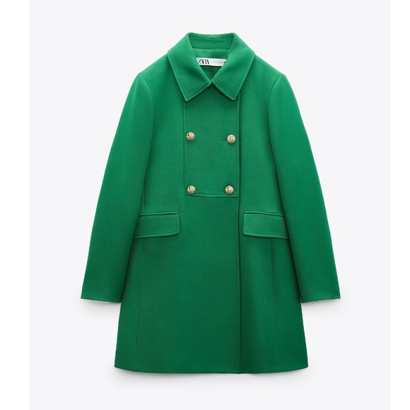 Zara buttoned tailored coat - Picture 13 of 16